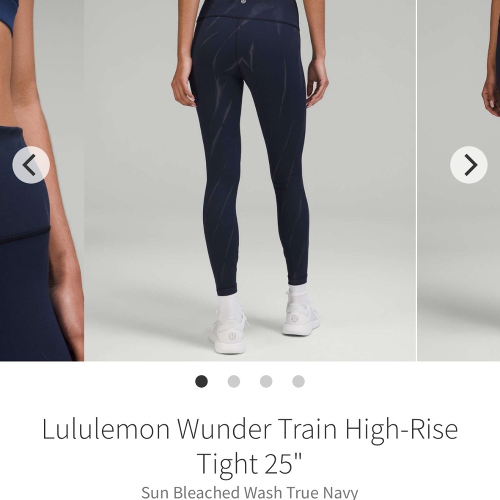 Lululemon Wunder Train 25” leggings